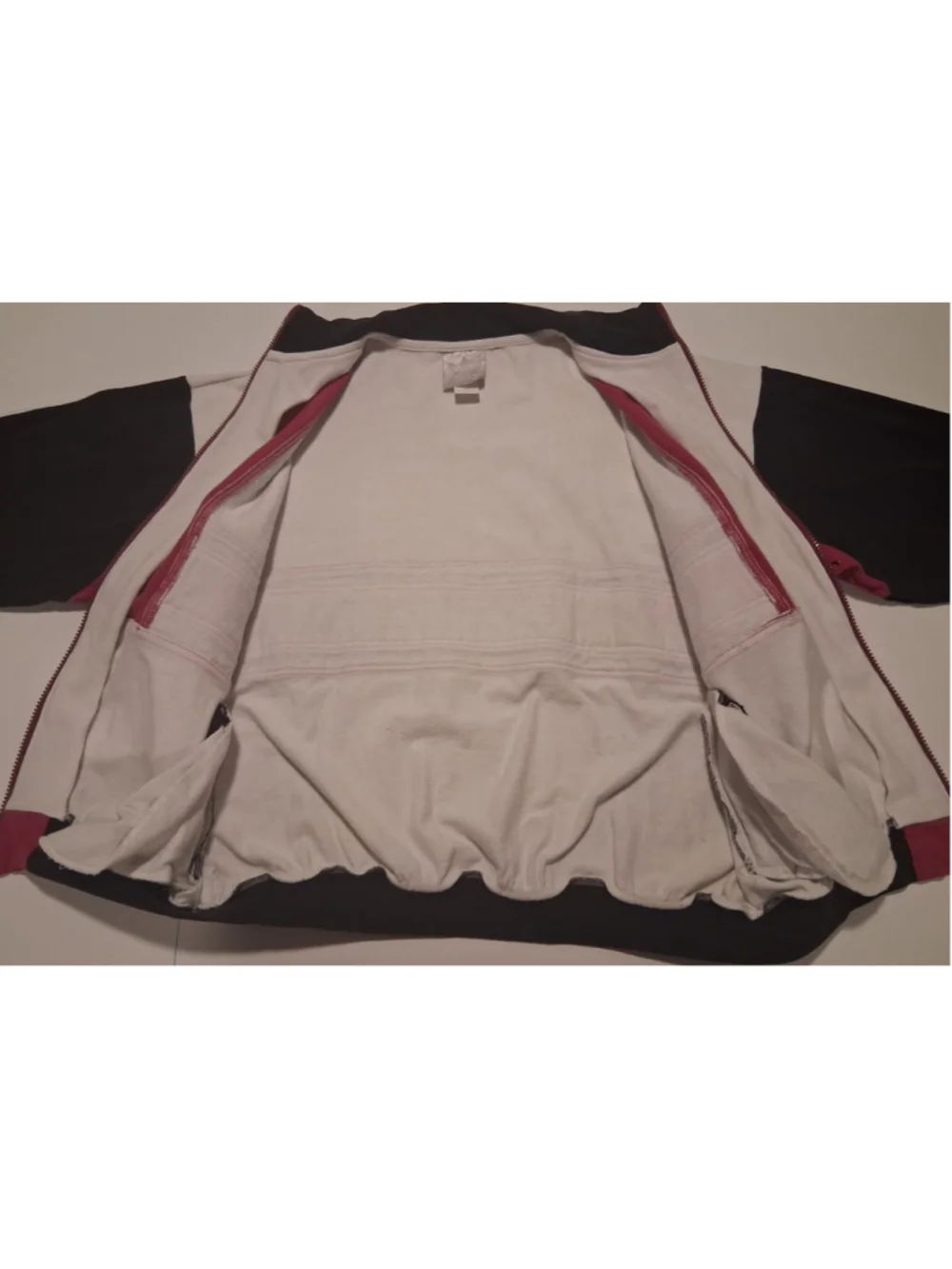 Vintage 80s 90s Adidas Men's Medium Cotton Bomber Track Jacket Colorblock *READ*